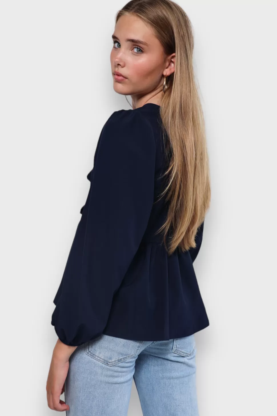 blouse_ange_marine_2.webp Blouse "Ange" Marine*Meet Me There Flash Sale