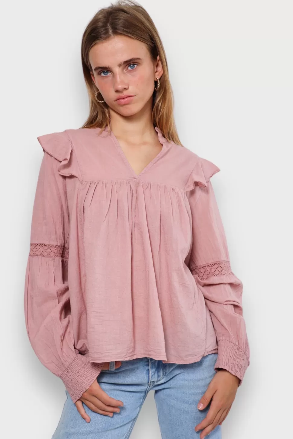 blouse_glory_rose_2.webp Blouse "Glory" Rose*Meet Me There Sale