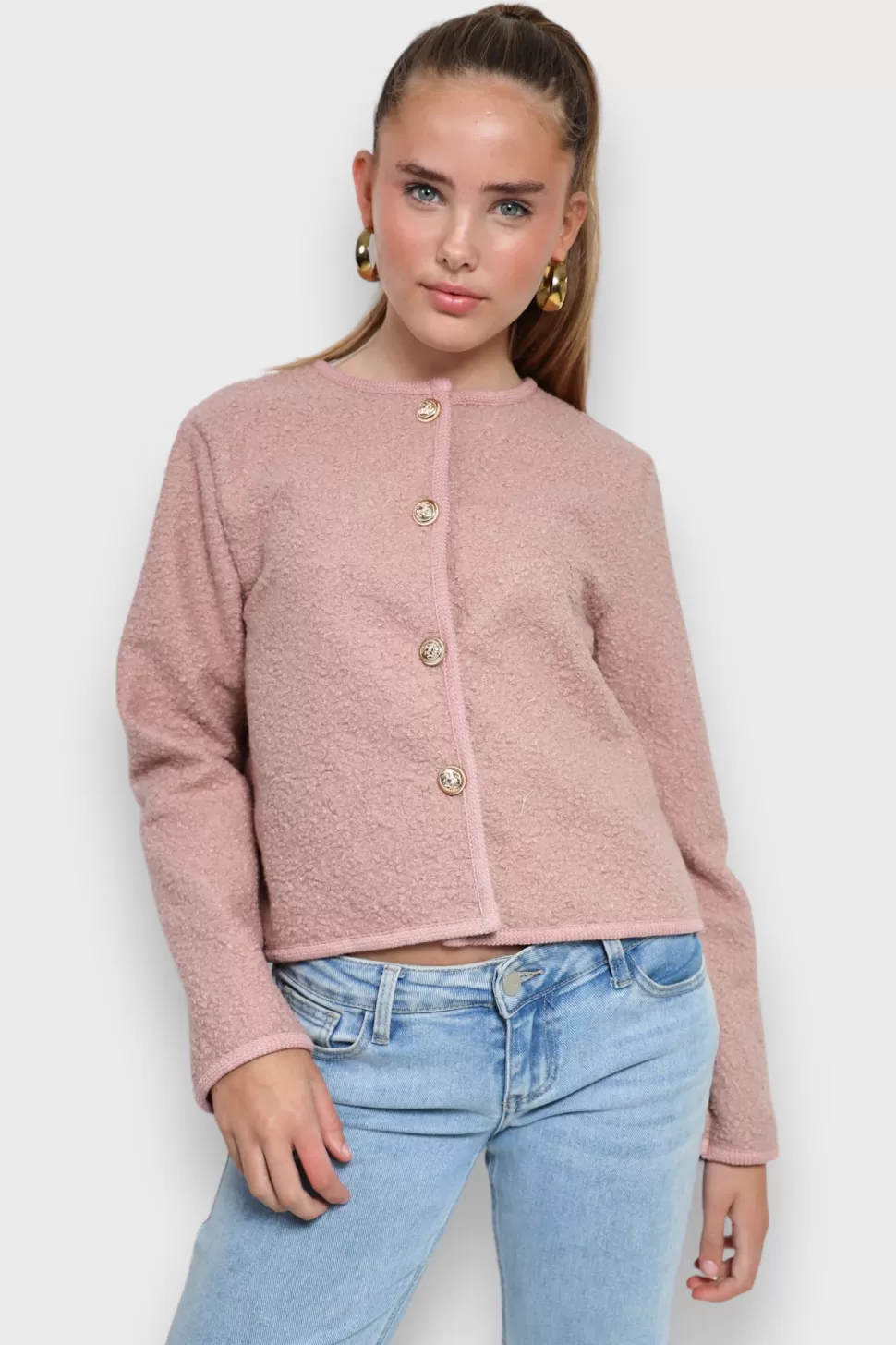 gilet__teddy__rose_2.webp Gilet « Teddy » Rose*Meet Me There Cheap
