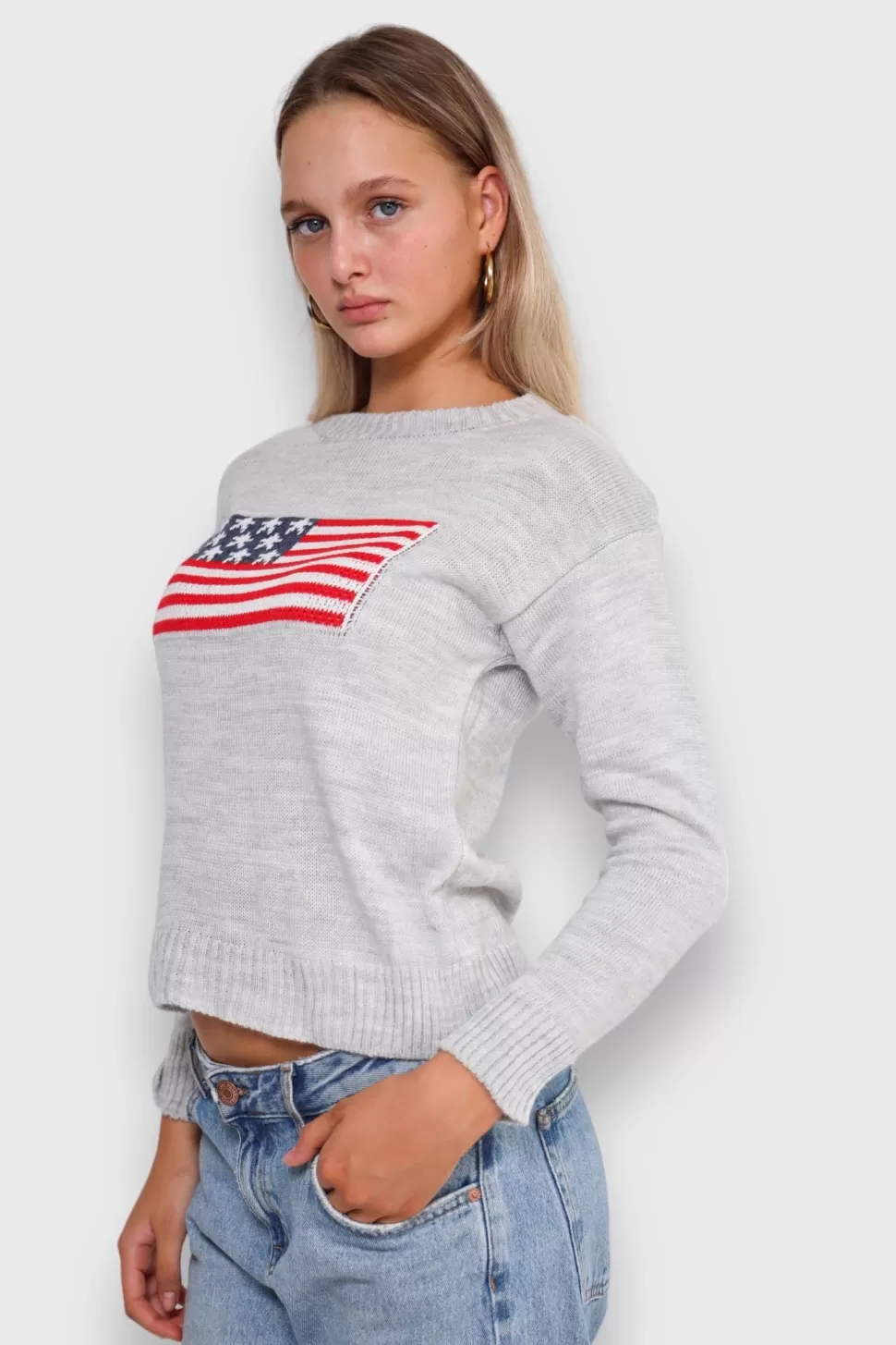 pull_drapeau_gris_2.webp Pull "Drapeau" Gris*Meet Me There Online