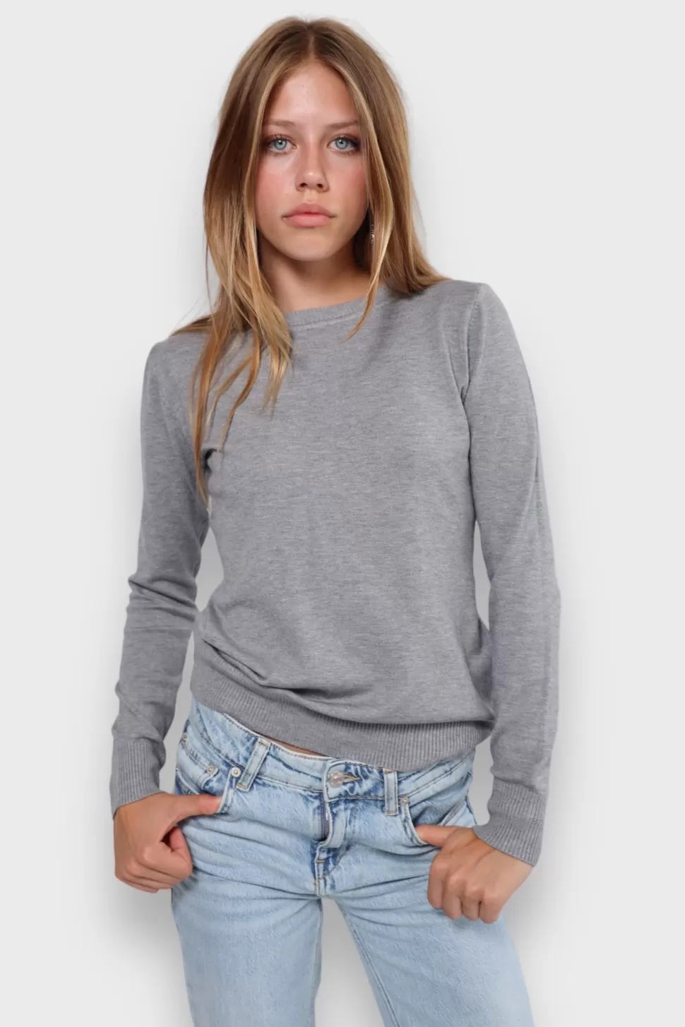 Pull "Essentiel" Gris*Meet Me There Cheap