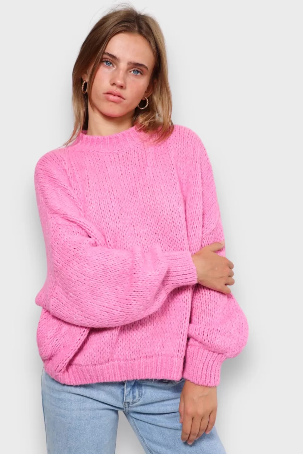 Pull "Gardez-Moi Au Chaud" Rose*Meet Me There Best