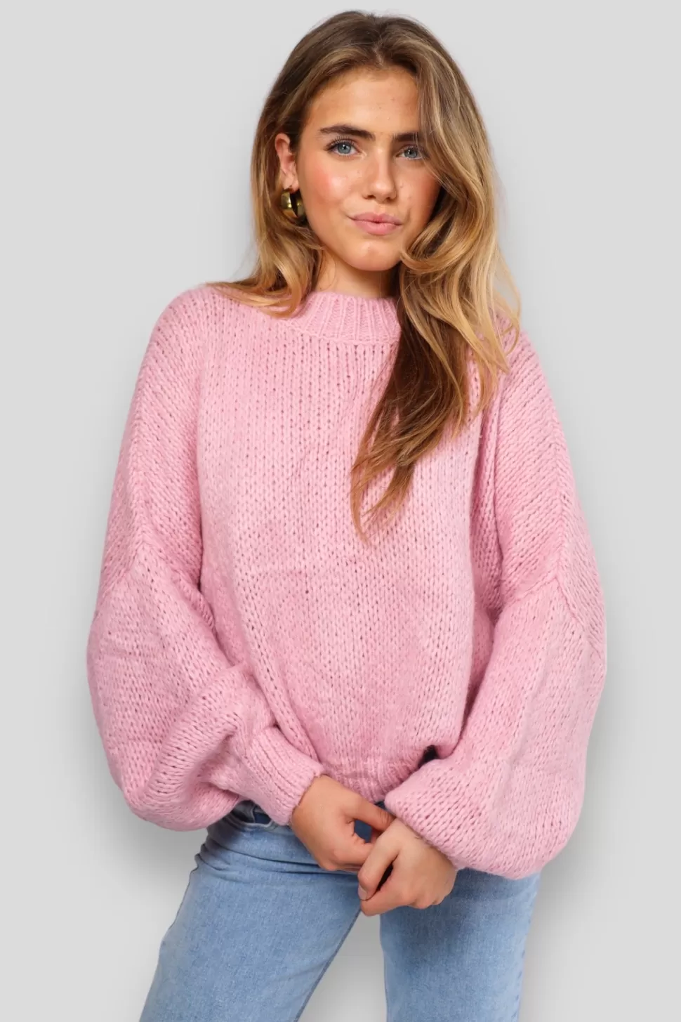 pull_gardezmoi_au_chaud_rose_bebe_2.webp Pull "Gardez-Moi Au Chaud" Rose Bebe*Meet Me There Cheap