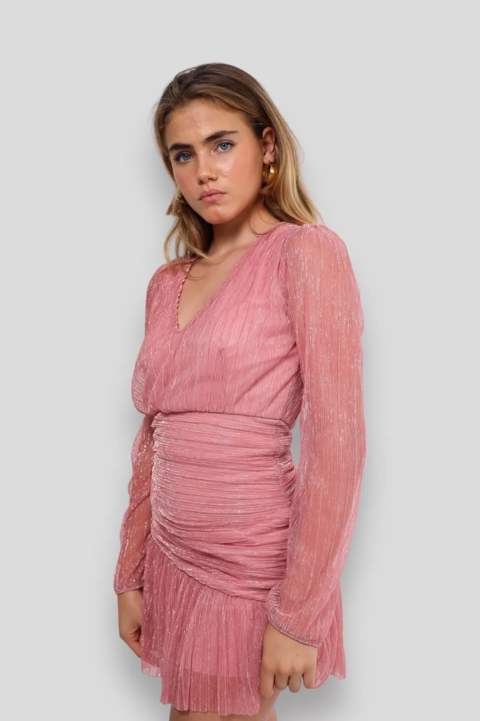 robe_night_fever_rose_2.webp Robe "Night Fever" Rose*Meet Me There Fashion